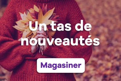 Un tas de nouveautés