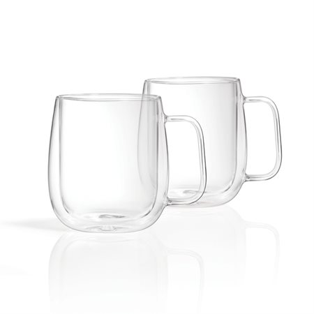 RICARDO SET OF 2 DOUBLE-WALLED MUGS