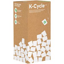 Boîte de programme de recyclage K-Cycle pour dosette K-Cup grand format - jusqu'à 400 K-cups