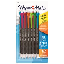 Write Bros® Mechanical Pencil Pack of 12 assorted colours