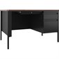Teachers Desk walnut / black