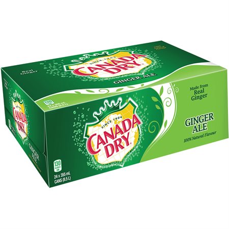 Boissons gazéifiées 355 ml. Canada Dry Soda Gingembre