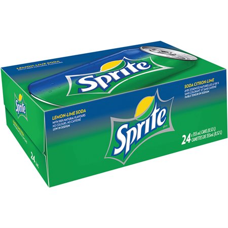 Boissons gazéifiées 355 ml. Sprite