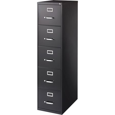 Large Capacity Grade Vertical Files Letter size. 5 drawers. 61-3 / 8 in. H. black