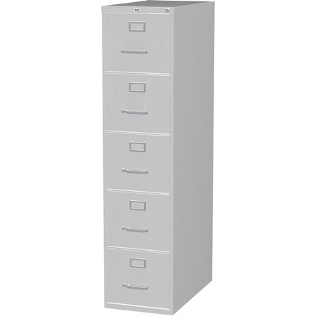 Large Capacity Grade Vertical Files Letter size. 5 drawers. 61-3 / 8 in. H. light grey