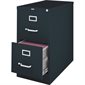 Commercial Grade Vertical File Legal size. 2 drawers. 18 x 25 x 28-1 / 8 in. H. black