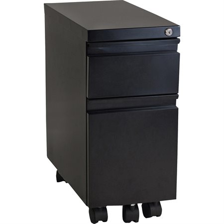 Slim Mobile Pedestal black