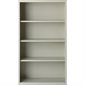 Bibliothèque de la série Fortress 4 étagères - 60 po H gris pâle