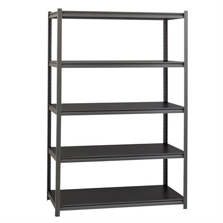 Riveted Steel Shelving 5-shelves 48 x 18 x 72 in. H.