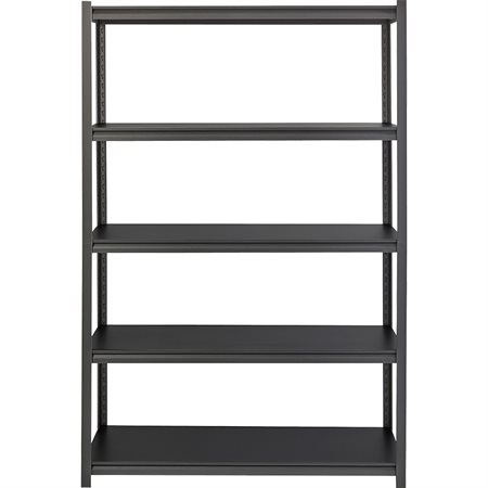 Riveted Steel Shelving 5-shelves 48 x 24 x 72 in. H.