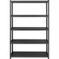 Riveted Steel Shelving 5-shelves 48 x 24 x 72 in. H.