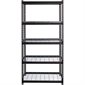 Wire Deck Shelving 5-shelves 36 x 18 x 72 in. H.