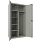 Fortress Series Armoir Wardrobe Cabinet light grey