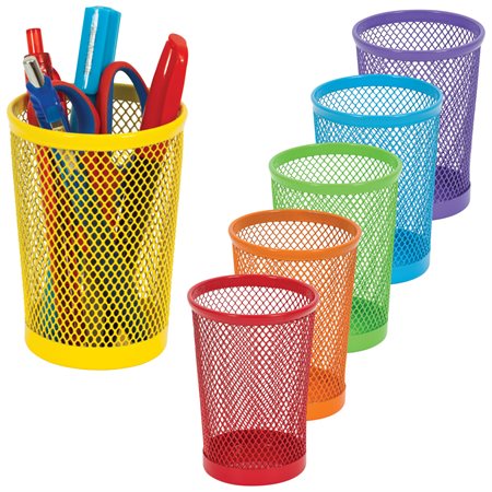 Mesh Pencil Cup - Assorted colors