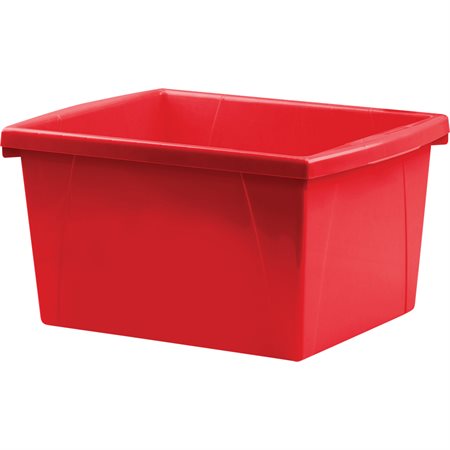 Classroom Storage Bin red