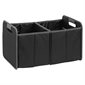 Fully Collapsible Storage Bin Double Compartment 12.8 x 19.5 x 11.5 in