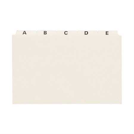 A-Z Index Card Guide Sets 5 x 8''