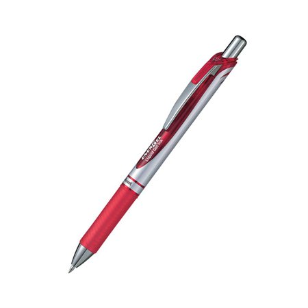 Stylos à bille roulante rétractable EnerGel® Pointe 0,7 mm rouge