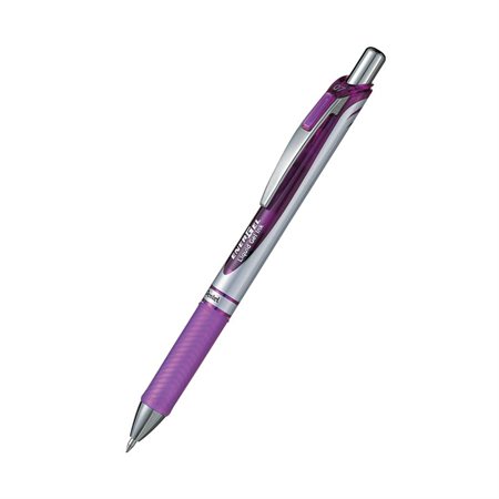 Stylos à bille roulante rétractable EnerGel® Pointe 0,7 mm violet