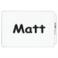 Name badge Self Adhesive 2-1 / 4 x 3-1 / 2 White