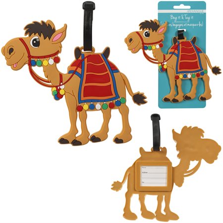 Luggage Tags – Pack of 2 – Camel Design