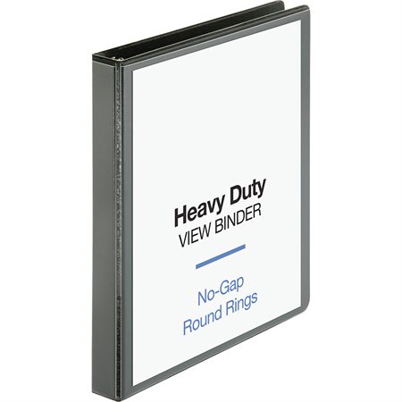 Heavy-Duty View Binder 1 in. black