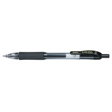 Stylo à bille roulante rétractable Sarasa® 1,0 mm noir