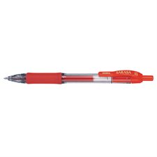 Stylo à bille roulante rétractable Sarasa® 1,0 mm rouge