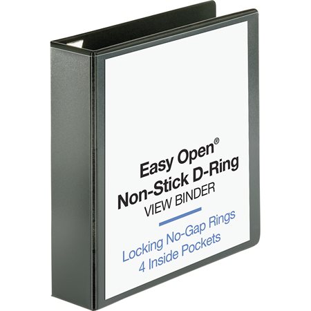 Heavy-Duty Easy Open™ View Binder 2 in. black