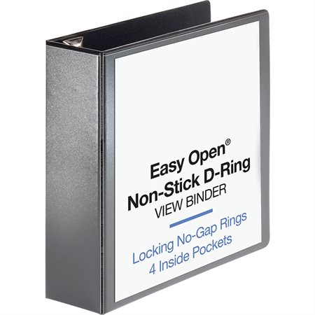 Heavy-Duty Easy Open™ View Binder 3 in. black