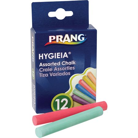 Craie Hygieia® sans poussière couleurs variées