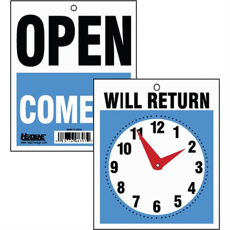 2-Sided OPEN / CLOSED Sign Will Return