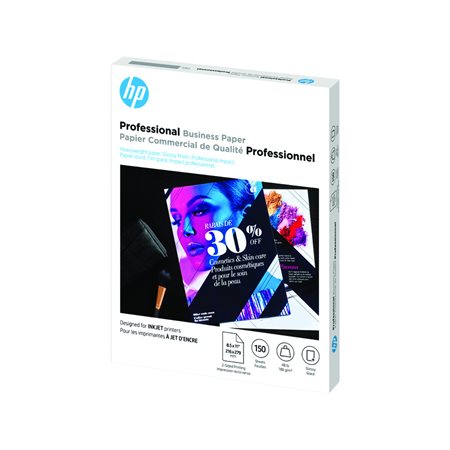 HP Professional Business Paper Glossy, 98 bright letter