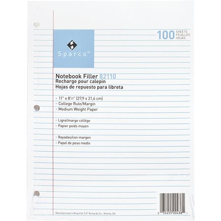 Loose Leaf Paper pkg 100