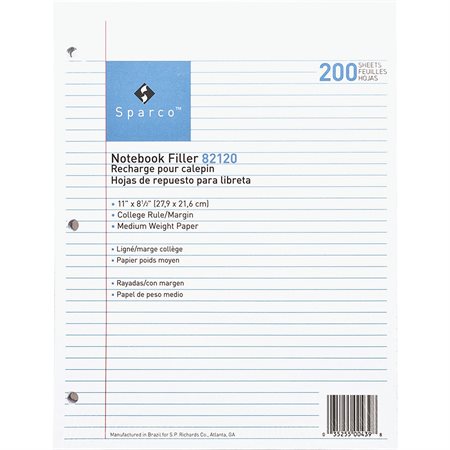 Loose Leaf Paper pkg 200