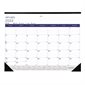 DuraGlobe Monthly Desk Pad Calendar (2025) English