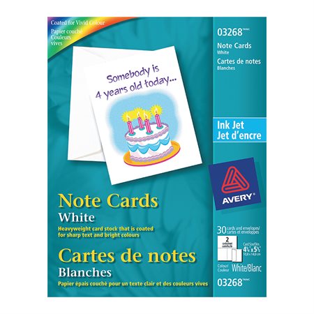 Carte de note imprimable