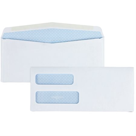 Double Window Security Envelope seal gum