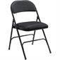 Steel Folding Chair Padded back and seat black (box 4)