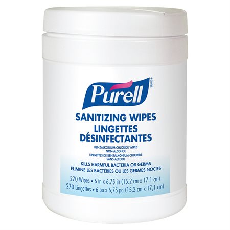 Lingettes désinfectantes pour les mains