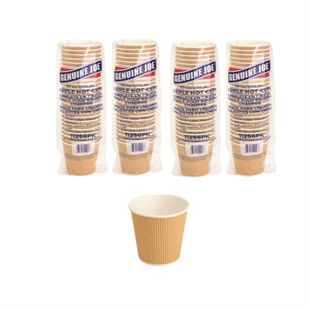 Genuine Joe Ripple Hot Cups 8 oz