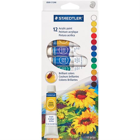 Acrylic Paint Tube Set pkg 12