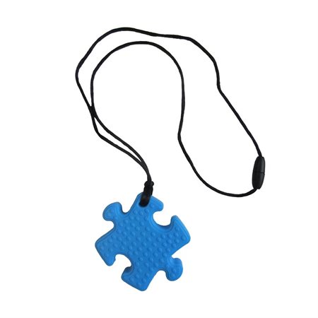 Pendentif mâchouille - Casse-tête - Bleu