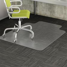 EconoMat® Chairmat With lip 20 x 12”. Studded 36 x 48"