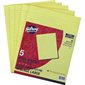 Bloc de papier canari Ligné 5 / 16”. 8-3 / 4 x 10-7 / 8”. 80 feuilles. Bond