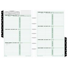 Desk Size Refills and Accessories (2025) Dated refills - bilingual 1 week/2 pages