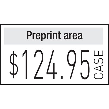 1131 Fastening Gun Labels Removable white