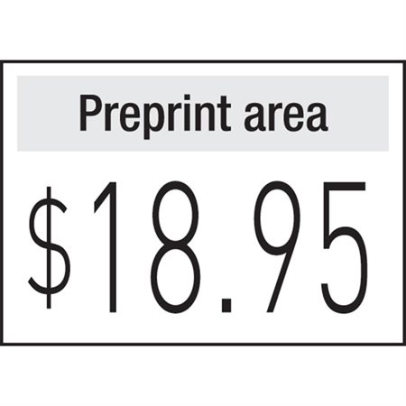 1130 Fastening Gun Labels Permanent white