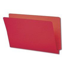 End Tab File Folder Legal size red