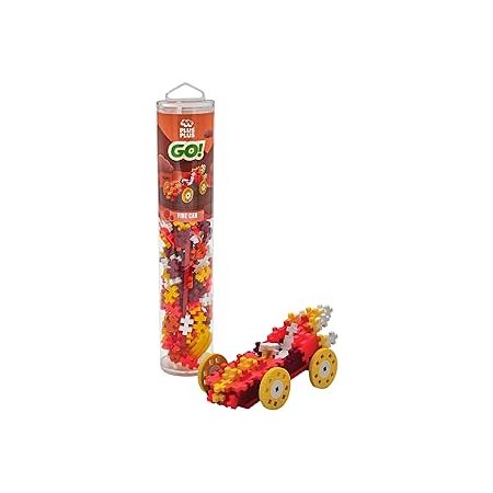PLUS PLUS TUBE GO VOITURES DE FEU 200PCS